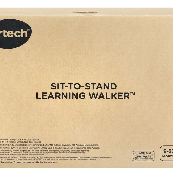 VTech Sit-to-Stand Learning Walker (Frustration Free Packaging), Lavender - Picture 5 of 5